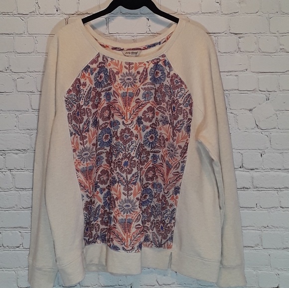 Lucky Brand Tops - Lucky Brand long sleeve floral sweatshirt